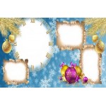 Natal Biru Keluarga Album Foto