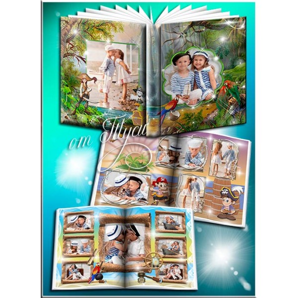 Bajak Laut di Pulau Album Foto Anak