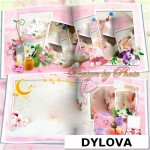 Anak Perempuan dan Mainan Album Foto