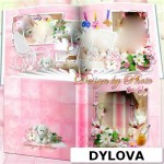 Anak Perempuan dan Mainan Album Foto