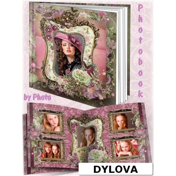 Bunga Merah Muda Album Foto Cinta