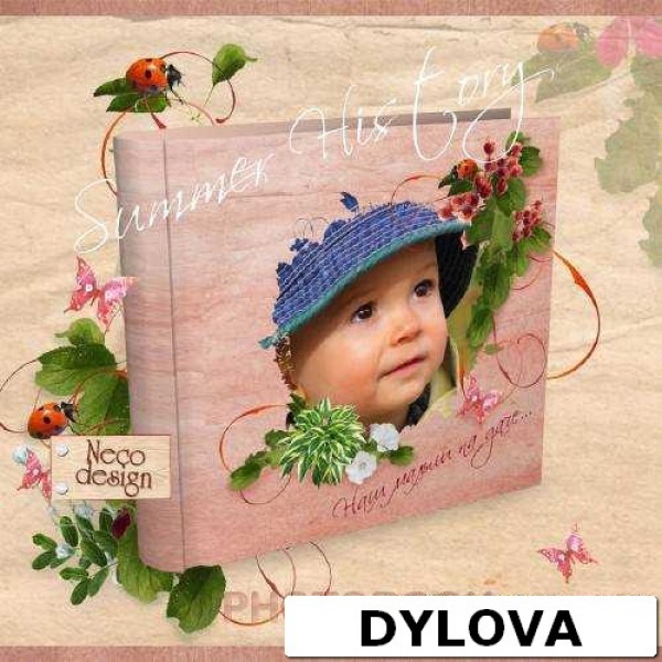 Bunga dan Daun Album Foto Sekolah