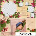 Bunga dan Daun Album Foto Sekolah