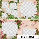 Bunga dan Daun Album Foto Sekolah