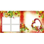 Merah Terang Album Foto Sekolah