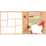 Bayi Perempuan Scrapbook Album Foto