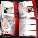 Angsa dalam Merah Album Foto Pernikahan