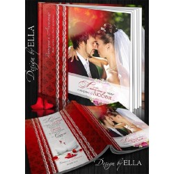 Angsa dalam Merah Album Foto Pernikahan