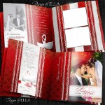 Angsa dalam Merah Album Foto Pernikahan