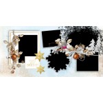 Salju Desember Natal Album Foto