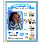 Magnificent Bingkai Foto Bayi Baru Lahir 3D M