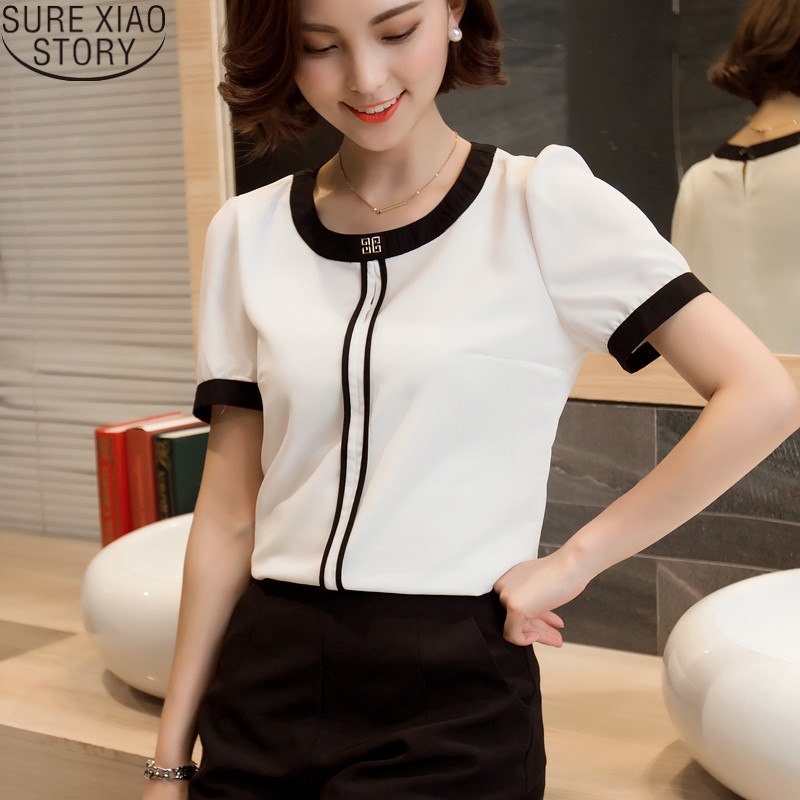 New-2015-Fashion-Plus-Size-Long-Sleeve-Crochet-Black-And-White-Body-Lace-Chiffon-Blouse-Women-Elegan-32211620446